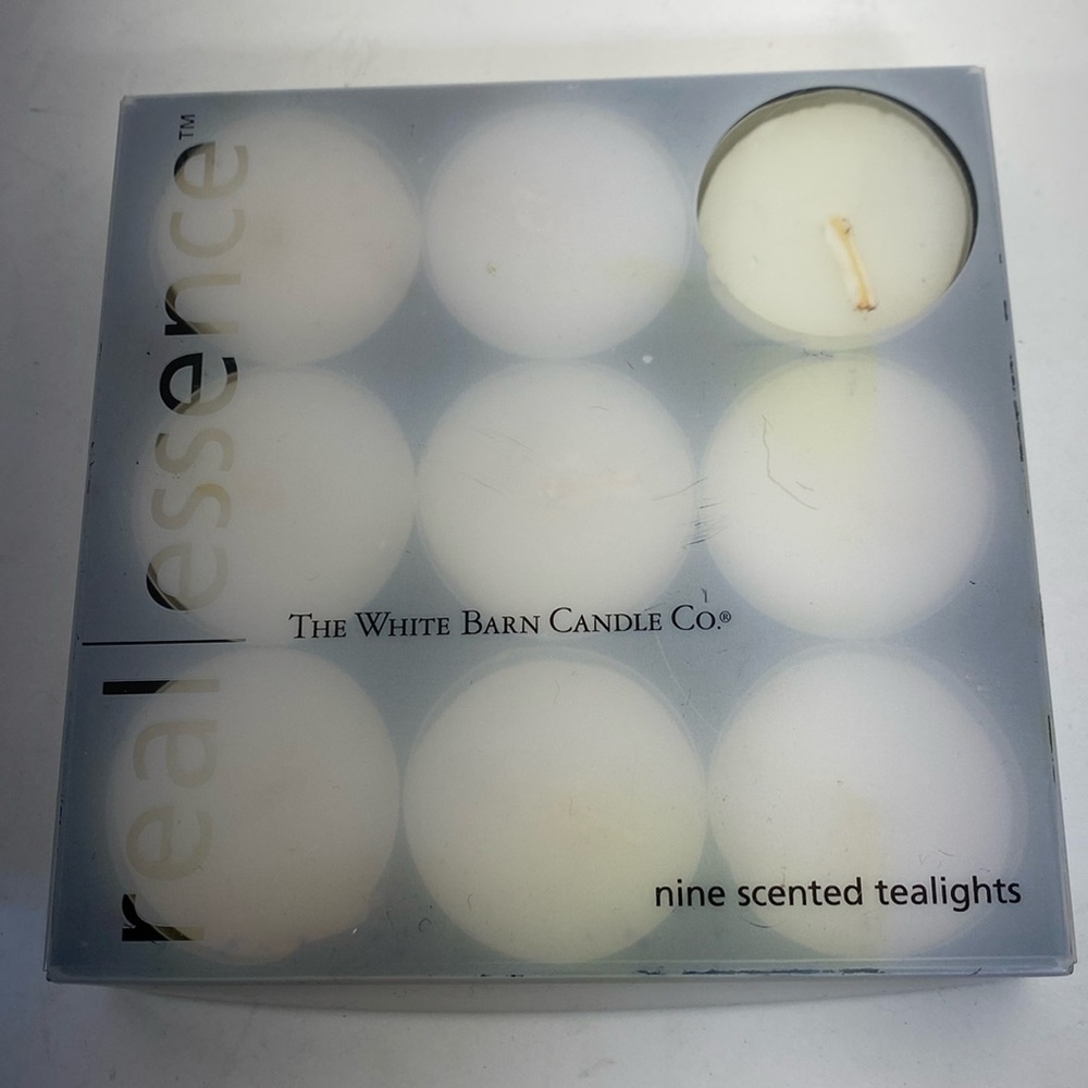 THE WHITE BARN CANDLE CO. 9 SCENTED TEALIGHTS